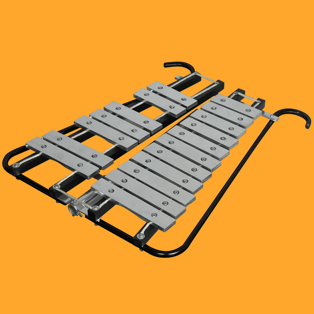 Lira Infanto 18 teclas 1.1/2 oitavas (Dó 6 a Fá 7) Com Colete e Baquetas