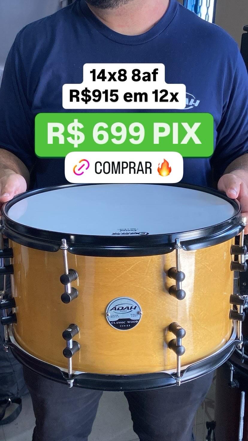 Caixa Classic Wood 14"x8" 8AF - Acabamento Natural Light Color Wood