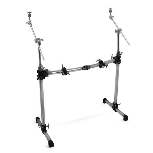 Drum Rack com Frontal Curvo e Estante de Pratos